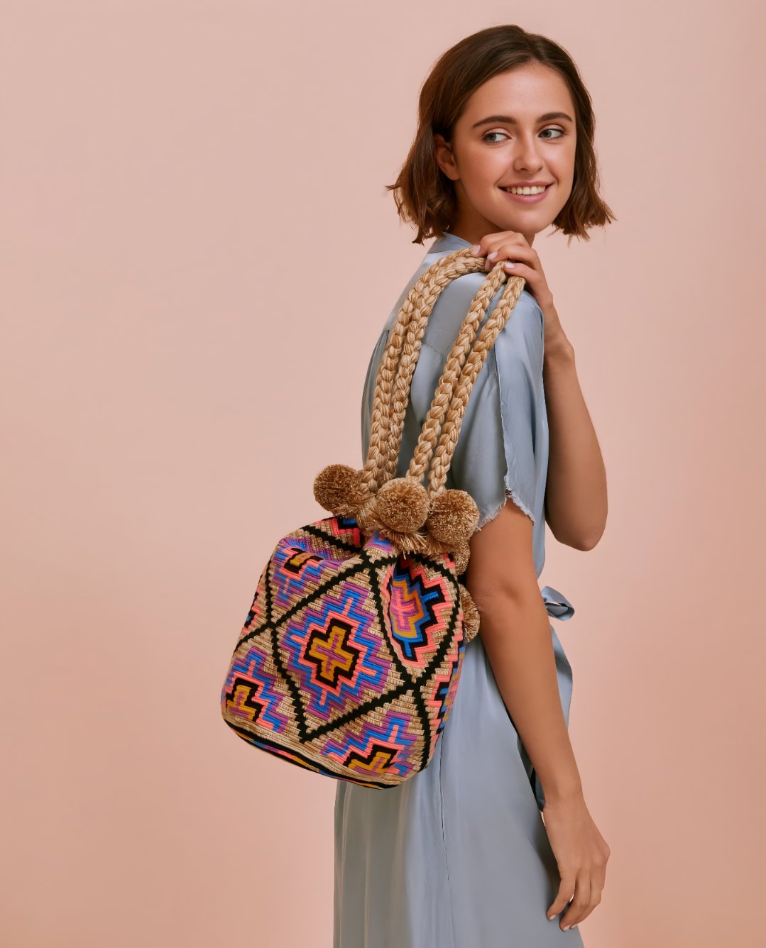 Large wayuu fashion bag